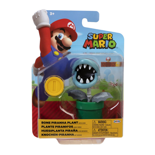 World Of Nintendo 4 Figures - Bne Piranah Plant