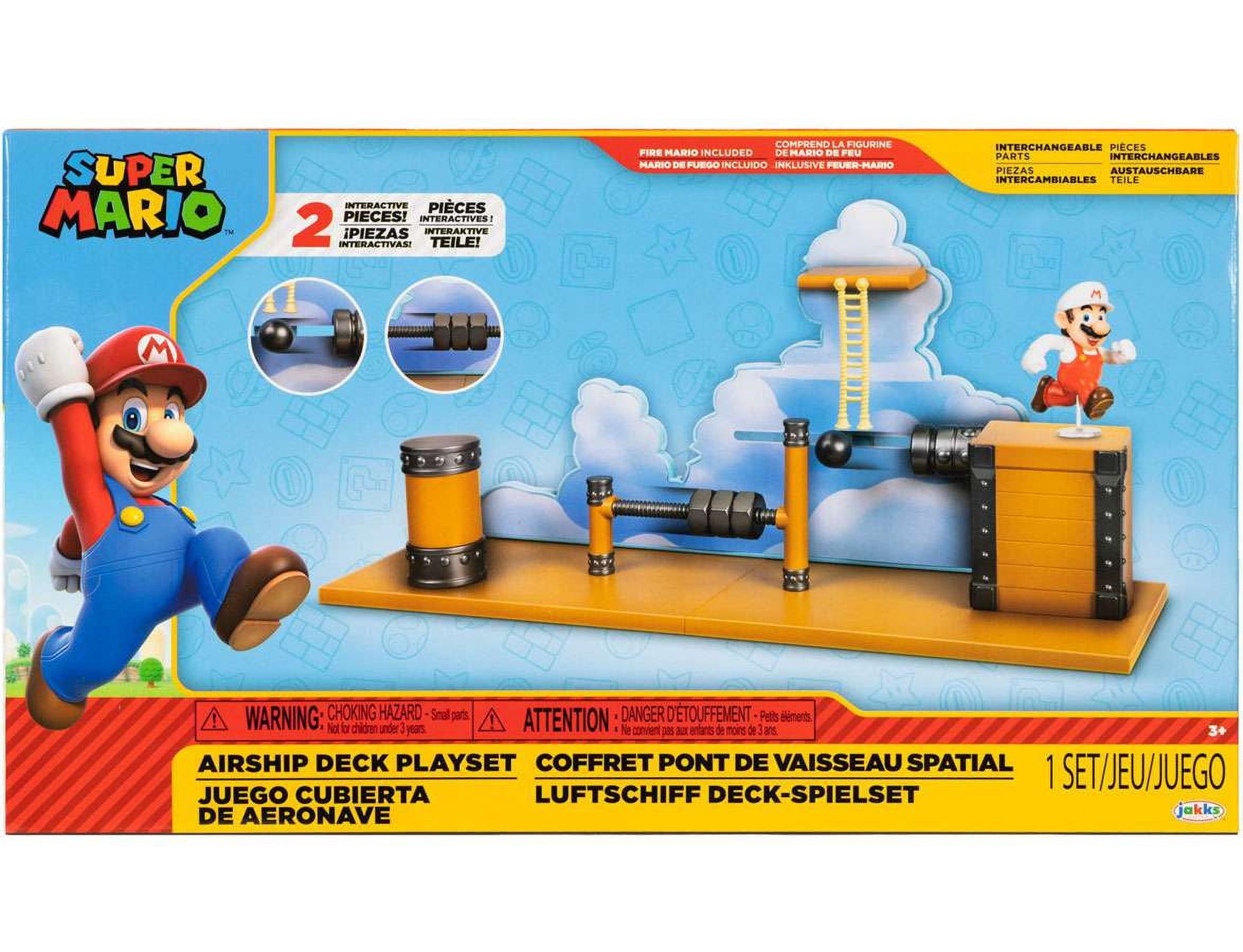 World Of Nintendo 2 1/2-Inch Airship Deck Playset