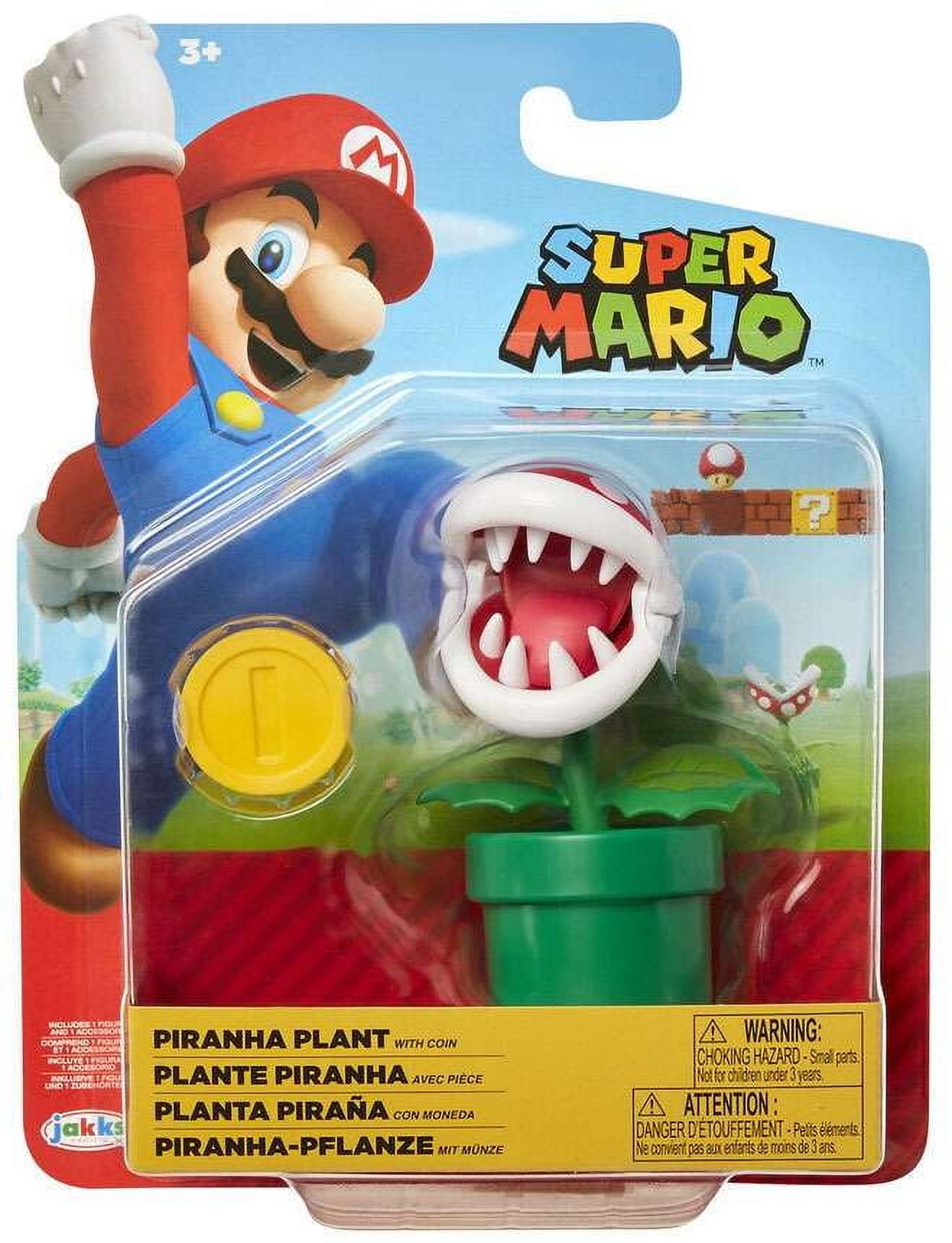 World Of Nintendo Wave 17 Piranha Plant Action Figure (Coin)