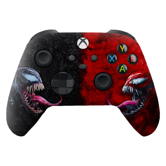 Venom VS Carnage inspired Xbox Series X controller
