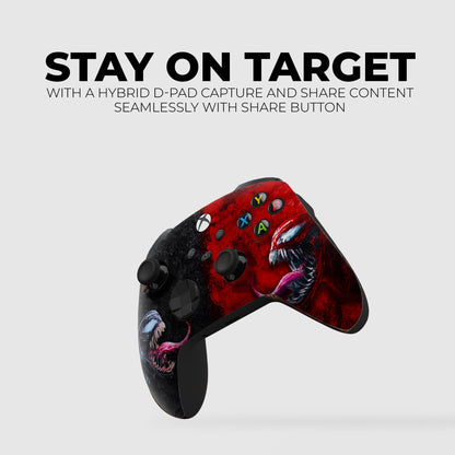 Venom VS Carnage inspired Xbox Series X controller