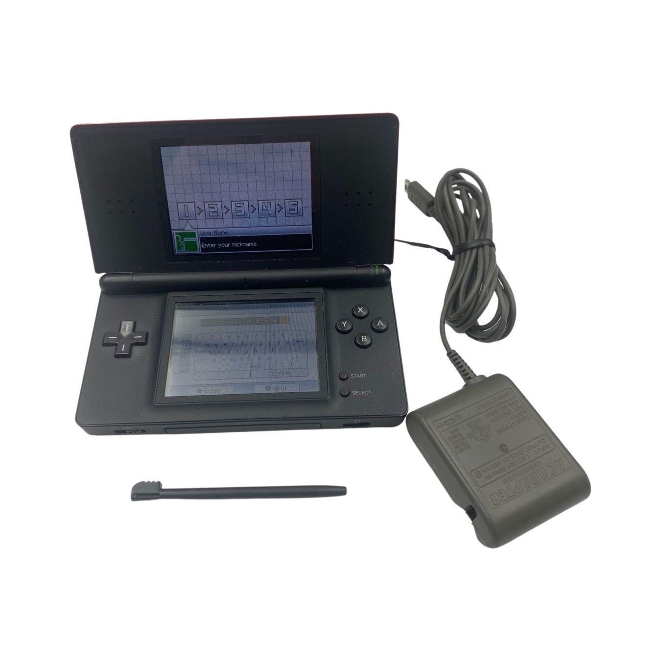 Red Crimson & Black Nintendo DS Lite Console - Nintendo DS